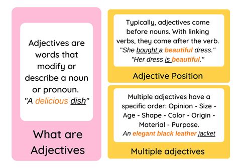 12 Types Of Adjectives Grammar Explained Yourdictionary 41 Off