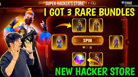 New Super Hackers Store Event In Free Fire I Got New Tiktoker