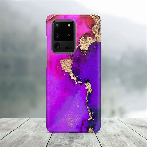 Funda para teléfono de oro de mármol rosa S23 S22 Ultra S22 Plus S21