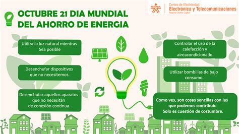 CEET Octubre 21 Día Mundial del Ahorro de Energía