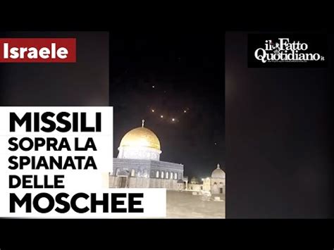 Attacco Dell Iran A Israele I Missili Intercettati Nel Cielo Sopra La