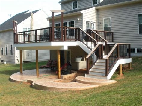 A Patio Under The Deck Genius Patio Under Decks Decks Backyard