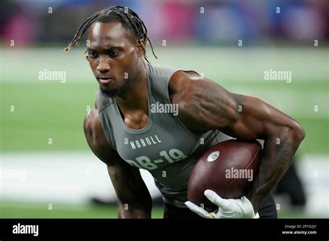 South Alabama Defensive Back Darrell Luter Jr Runs A Drill At The Nfl Football Scouting Combine