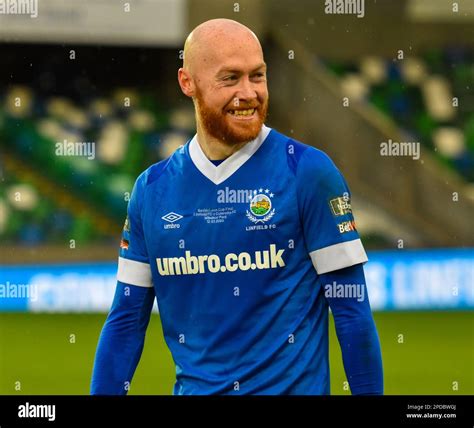 Chris Shields Linfield Fc Player Betmclean Cup Final Linfield