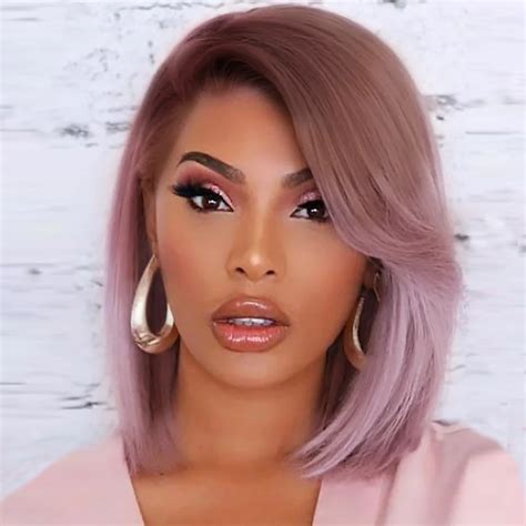 Highlight Bob Lace Wig Pour Femme Perruques De Cheveux Humains