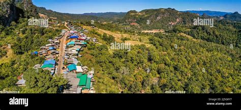 Phu Pha Mok Ban Jabo Village In Mae Hong Son Thailand Stock Photo Alamy