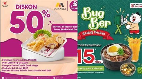 Daftar Promo Restoran Cepat Saji Hari Ini Mei Banyak Diskon