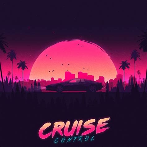 Cruise Control OST Cover Art By Vector Hold Car Retro Future