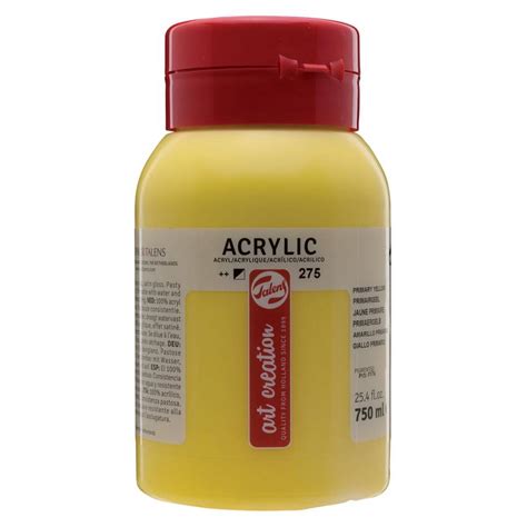 Talens Art Creation Peinture Acrylique Flacon De 750 Ml Jaune Primaire