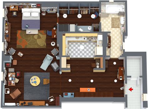 Sex and The City Apartment Floor Plan RoomSketcher obao官网