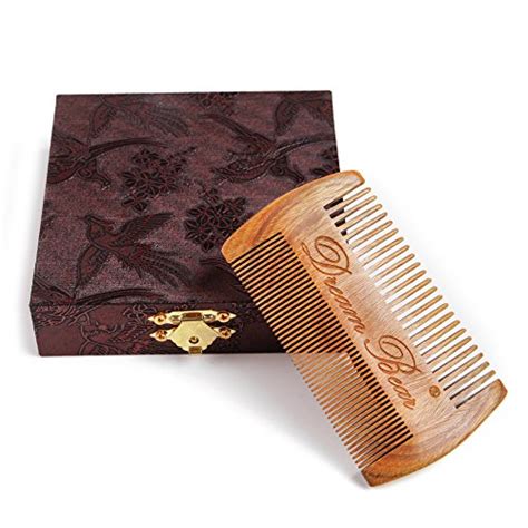 DREAM BEAR 100 Handmade Green Sandalwood Comb Double Different