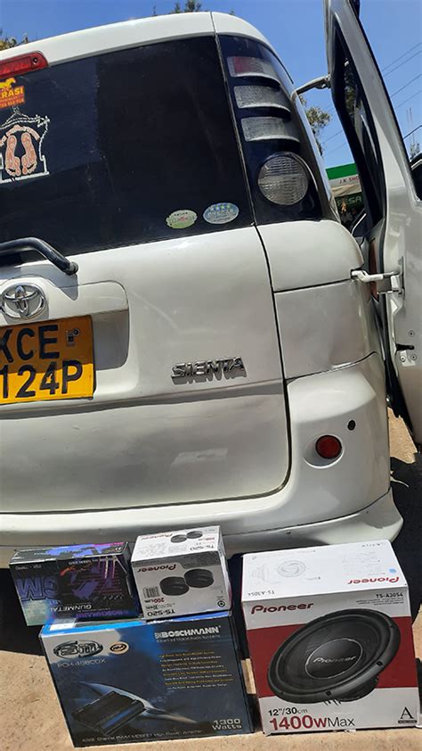 Toyota Sienta Sound System Package Kenya Bass N Treble