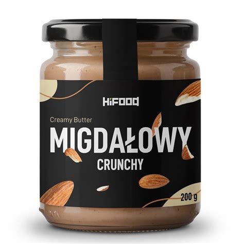 Migda Owy Krem Crunchy Krem Z Migda W G Hifood Hifood