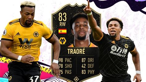 Adama Traoré Fifa 20 Player Review The Fast And The Physical Youtube