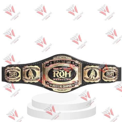 ROH Ring Of Honor World Tag Team CNC 4MM 6MM Championship Title