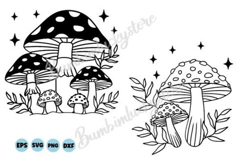 Magical Mushroom Svg Graphic By Bumbimluckystore Creative Fabrica