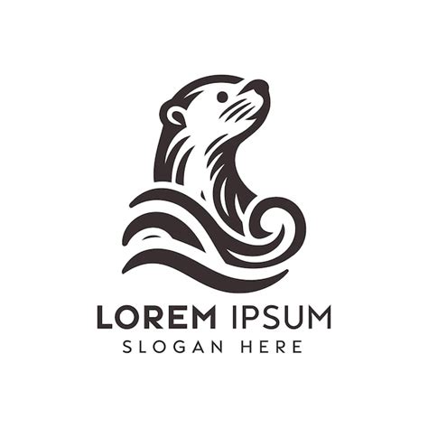 Premium Vector Elegant Otter Logo Design Featuring Stylized Animal