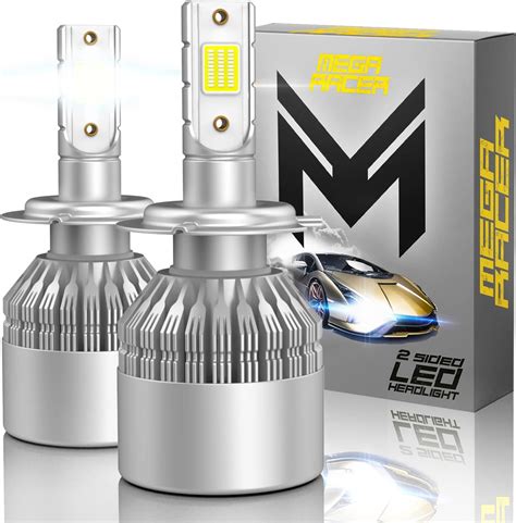 Buy Mega Racer H Led Headlight Bulb K White Lumens H Led