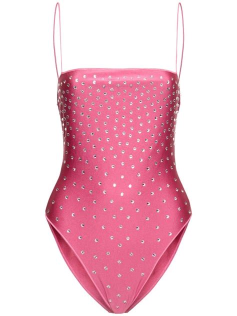 Gem Embellished One Piece Swimsuit Os Ree Swimwear Women Luisaviaroma