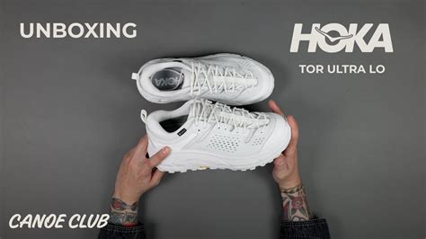 Hoka Tor Ultra Lo In White Unboxing Youtube