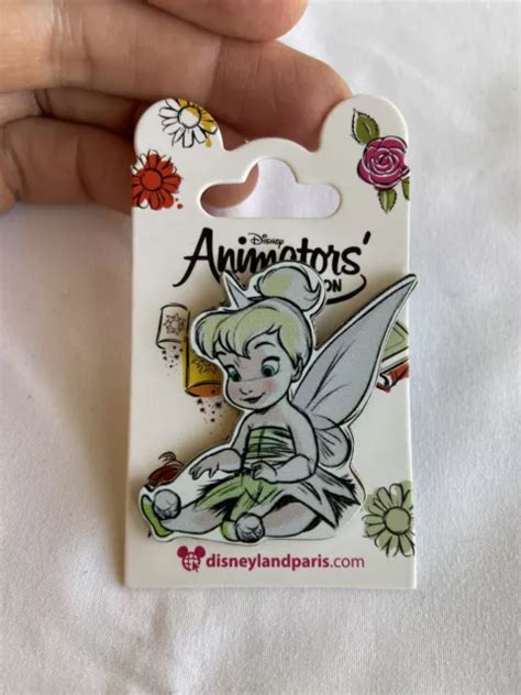 DISNEY ANIMATORS PIN Disneyland Paris Tinkerbell Peter Pan Tinker Bell