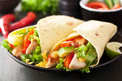 Wrap De Pollo Receta Mexicana F Cil