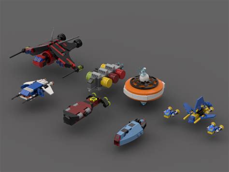 Lego Moc Ideas Book Microship Fleet By Randombrick23 Rebrickable