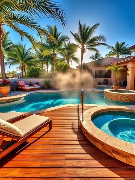 15 Backyard Pool And Hot Tub Ideas For Relaxation Lush Backyard