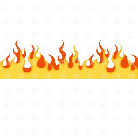 Flames Clipart Border and other clipart images on Cliparts pub™