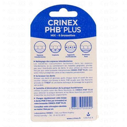 Crinex Phb Plus Mix De Brossettes Interdentaires X Parapharmacie En