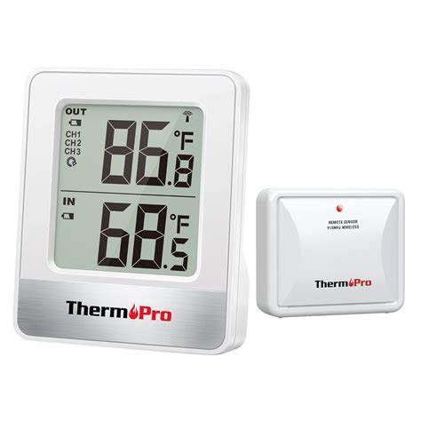 Thermopro Indoor Outdoor Thermometer Wireless Tp B Thermometer