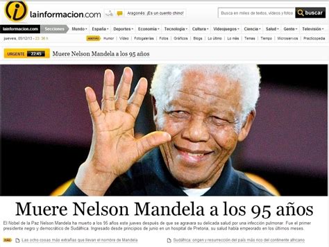 Nelson Mandela Morre Aos Anos Uol Not Cias