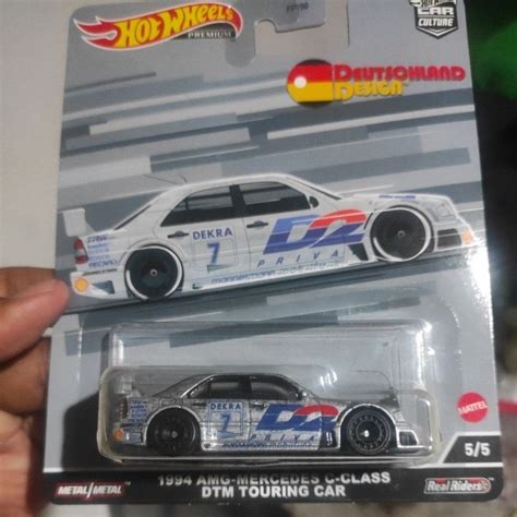 Hot Wheels Premium 1994 AMG Mercedes C Class DTM Touring Car Shopee Malaysia