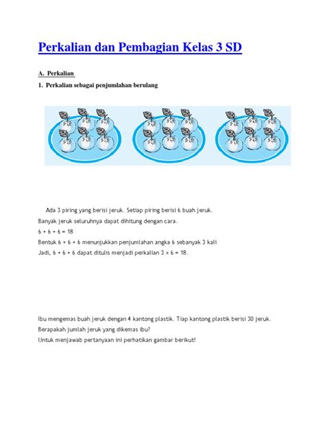 Contoh Penjumlahan Berulang Koleksi Gambar