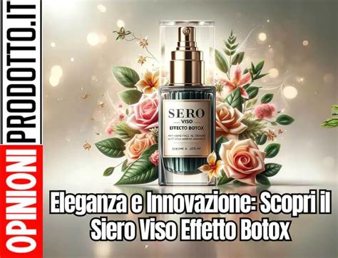 Siero Viso Effetto Botox Soluzione Anti Et E Rimpolpante