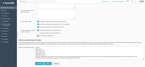 Cómo activar la compresión GZIP en Plesk Hoswedaje