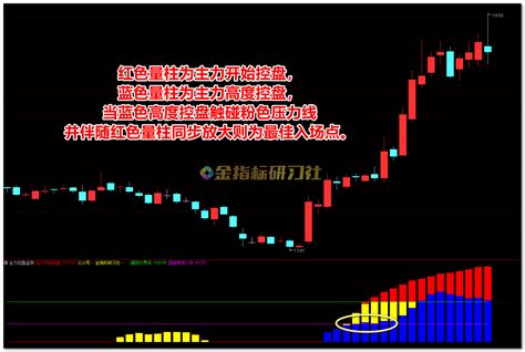 通达信主力控盘监测【副图】指标，跟踪主力控盘全过程 金指标研习社