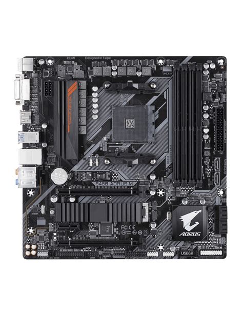 Gigabyte B450 Aorus M Rev 1 0 Amd B450 Zócalo Am4 Micro Atx