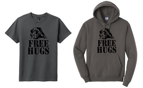 Free Hugs Wrestling Shirt R And R Identification