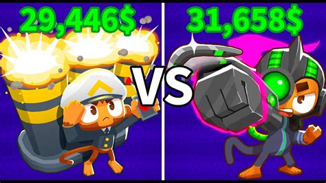 Btd Mortar Monkey Vs Boomerang Monkey Youtube