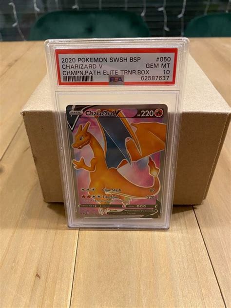 Pokemon Swsh Bsp Charizard V Champions Path Psa Kaufen