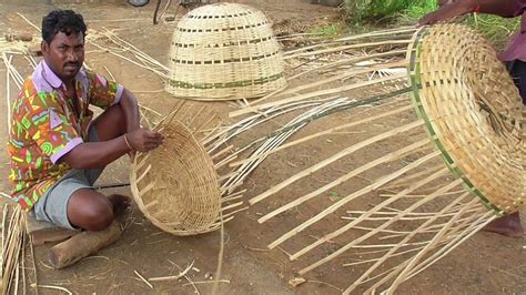 Bamboo Crafts Buttalu Making Video बांस शिल्प बनाने Small Scale