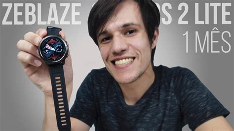 Smartwatch ZEBLAZE STRATOS 2 LITE depois de 1 MÊS de uso tem GPS