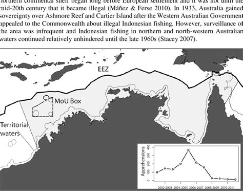 Map Of The Exclusive Economic Zone Off The Northern Australian Coast