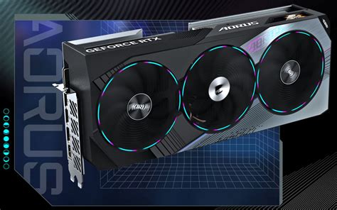 Gigabyte AORUS GeForce RTX 4080 SUPER MASTER 16G Carte Graphique