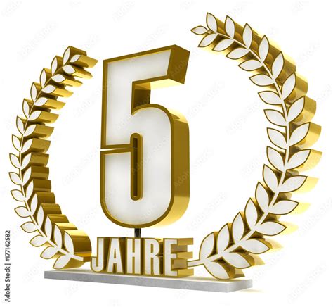 5 Jahre Jubiläum Button Icon Stock Illustration Adobe Stock