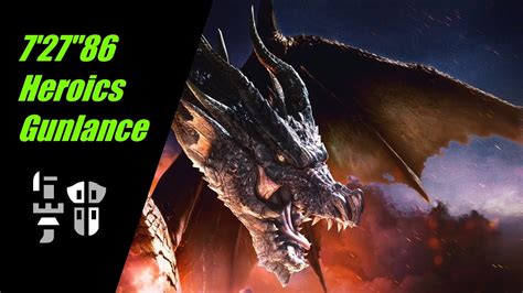 Mhw Ib Fade To Black Fatalis Heroics Gunlance Youtube