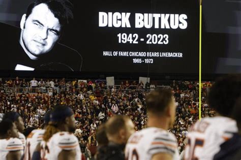 In Memoriam Legendary Chicago Bears Linebacker Dick Butkus Passes Away