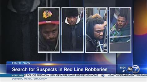 Police Search For 4 Suspects In Red Line Robbery Spree On North Side