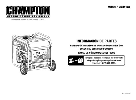 Champion Power Equipment 201176 9000 Watt Electric Start Tri Fuel Open